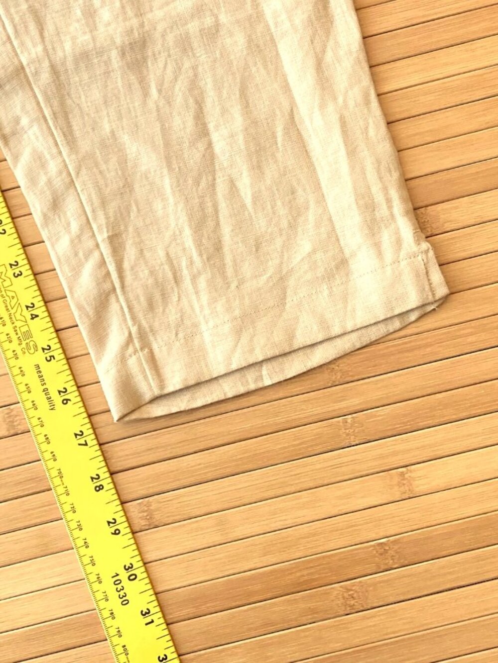 Haven Well Within Linen Tapered Pants Lagenlook Womens Medium M Beige NWT - Picture 8 of 10